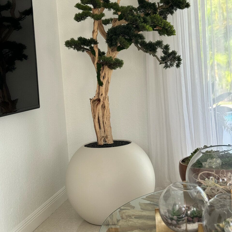Bonsai Trail in Satin Beige Globe 30" The New Garden 