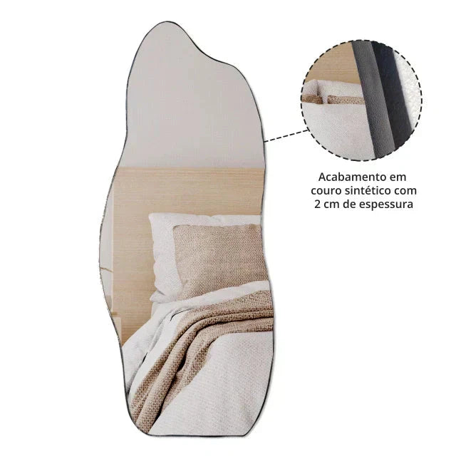 Full Body Fire Mirror 170x70cm The New Garden 