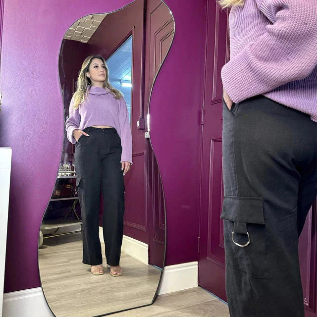 Full-Length Curved Mirror 170x70cm The New Garden 