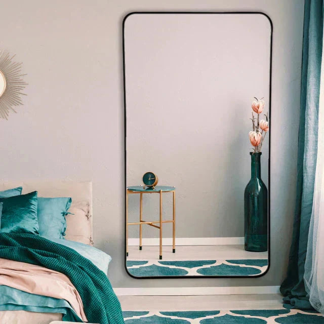 Full-Length Rectangular Mirror with Rounded Edges I 170x90cm The New Garden 