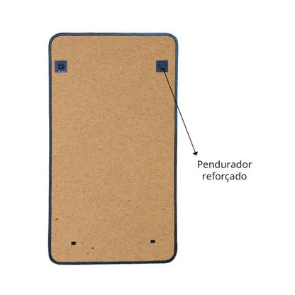 Full-Length Rectangular Mirror with Rounded Edges I 170x90cm The New Garden 