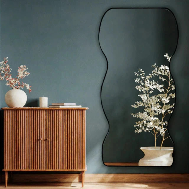 Full-Length Wave Mirror 170x80cm The New Garden 