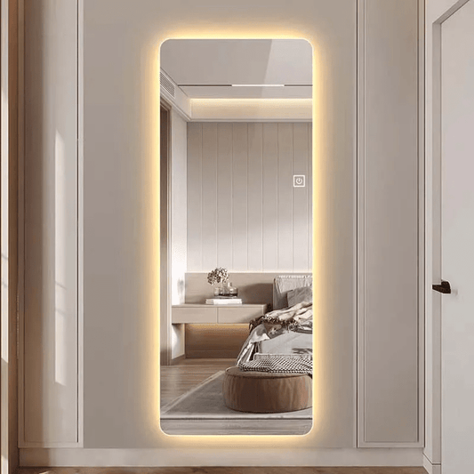 Illuminated Rectangular Mirror with LED - 50x160cm The New Garden 