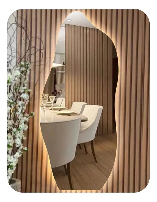 Organic LED Mirror 160x60 Modern Luxury Decorative The New Garden 