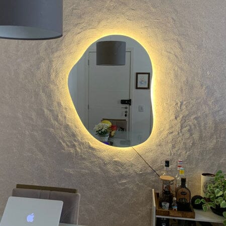 Organic LED Mirror 75 x 58cm The New Garden 