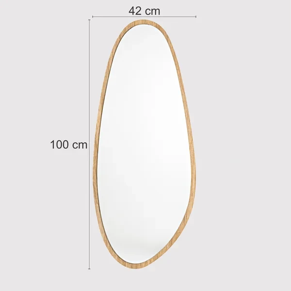Organic Mirror Eros 42 cm x 100 cm Tauari The New Garden 