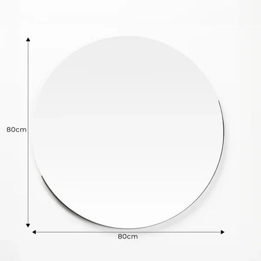 Round Mirror Giro 80 cm Black The New Garden 