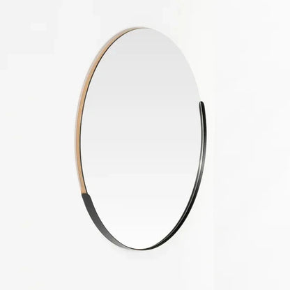 Round Mirror Giro 80 cm Black The New Garden 