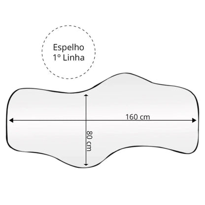 Serenity Living Room Mirror 160x80cm The New Garden 